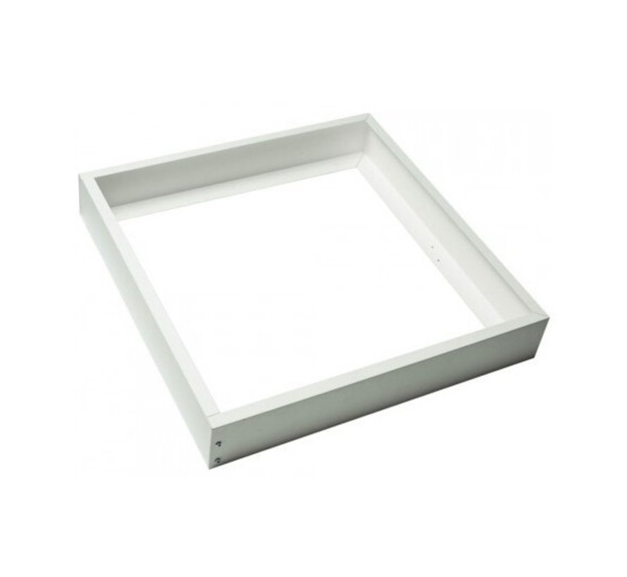 LED Panel Rahmen 60x60cm cm Aufbaurahmen Aufputzrahmen Aluminium A+ Weiß