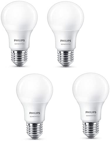 Philips 3-in-1 LED Lampe SceneSwitch ersetzt 60W, EEK A+, E27 Standardform, Dimmen ohne Dimmer Energieklasse A+