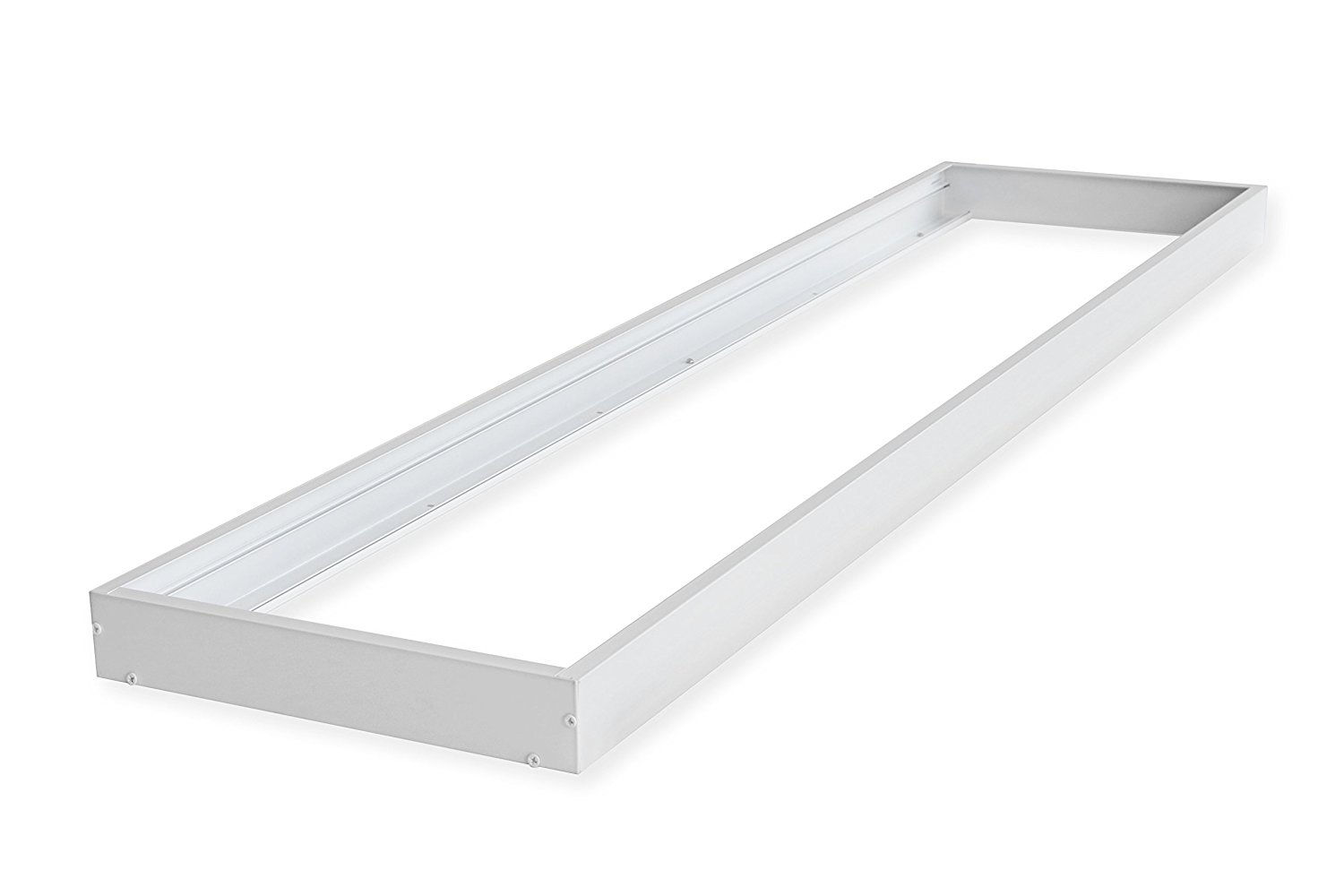 LED Panel Rahmen 120x30 cm Aufbaurahmen Aufputzrahmen Aluminium A+ Weiß